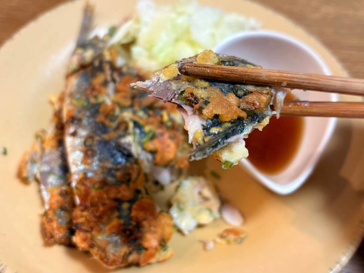 いわしのカリカリ焼き