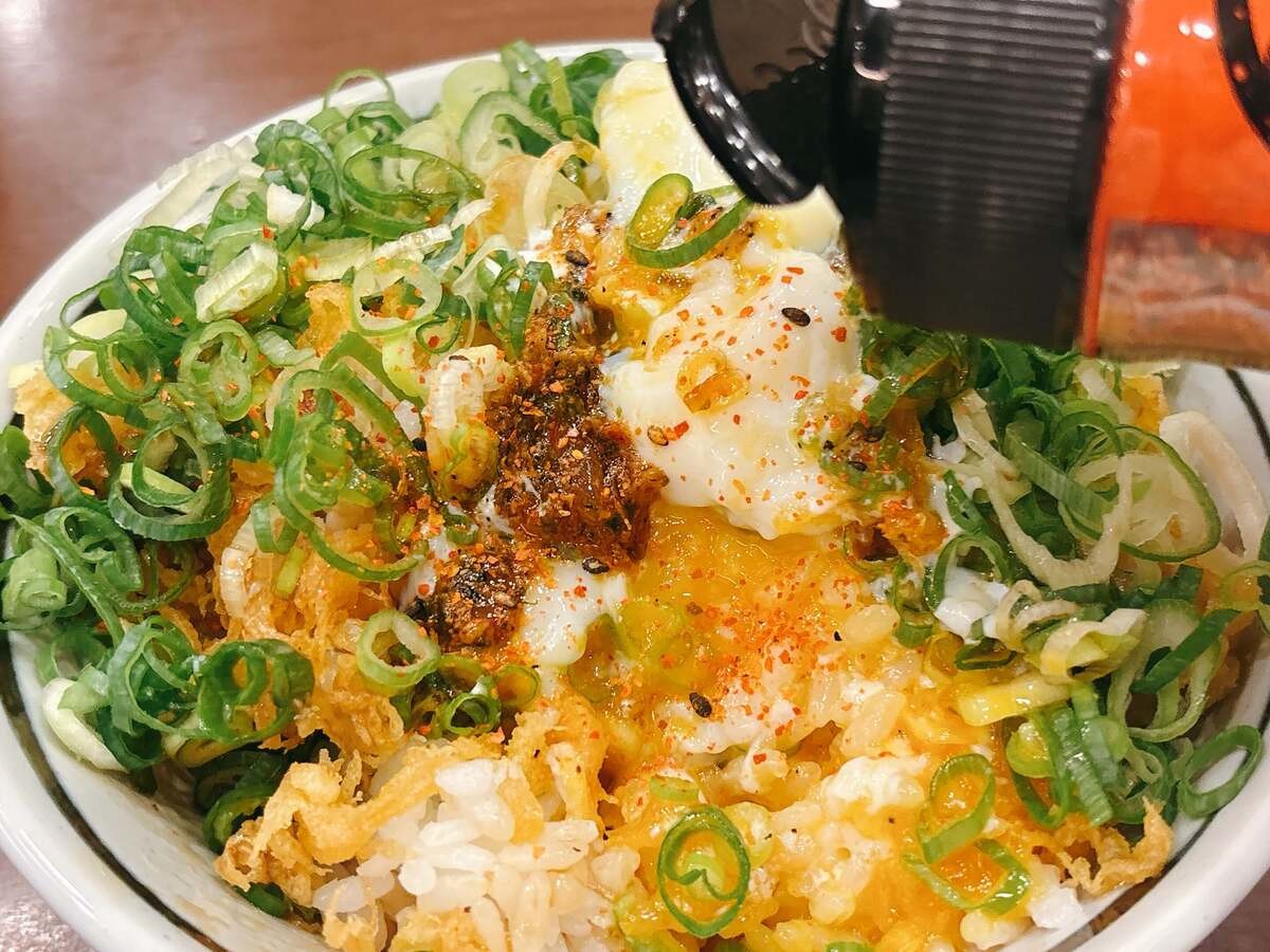 【丸亀製麺】天かす丼