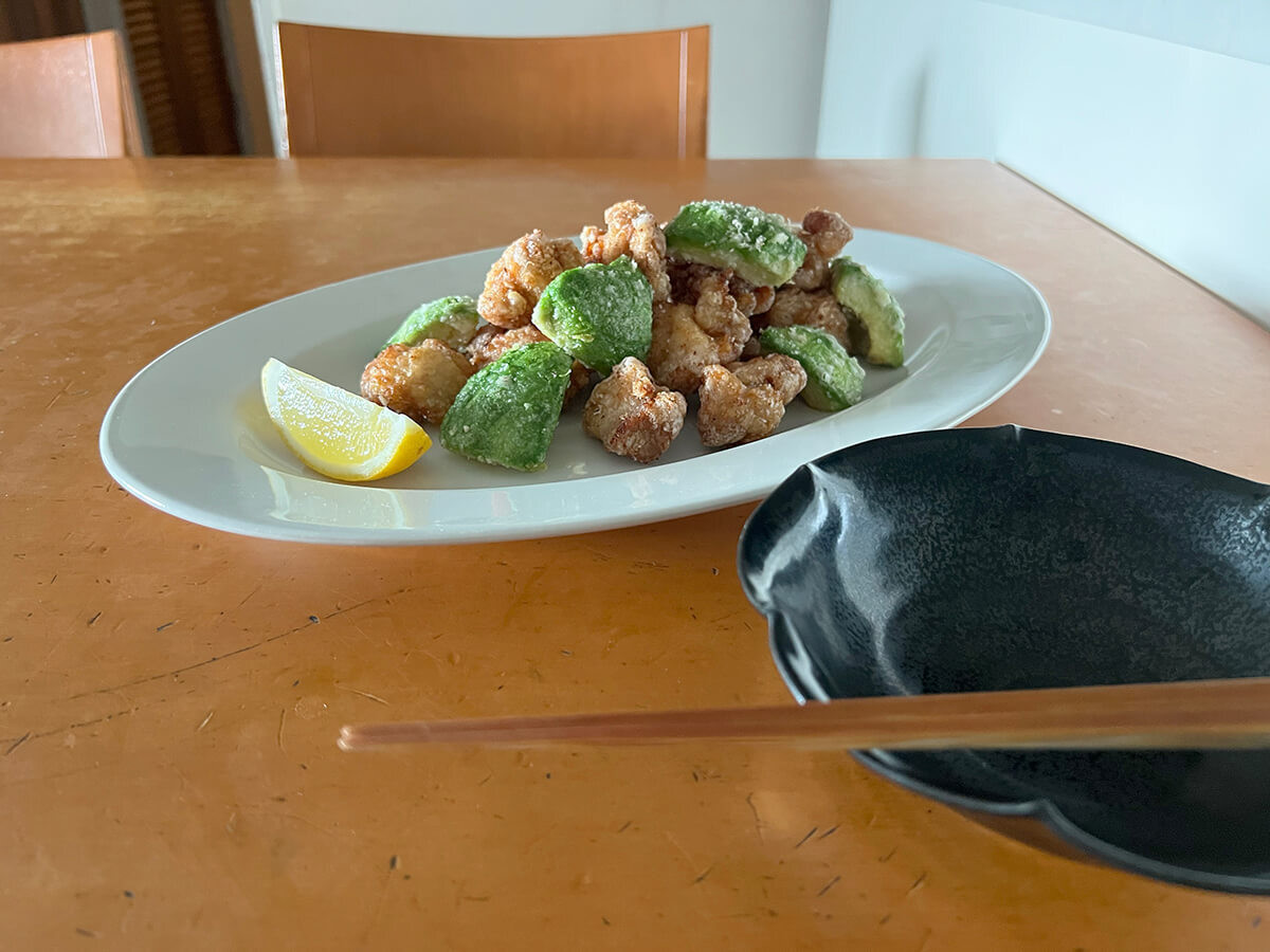 鶏とアボカドのから揚げ