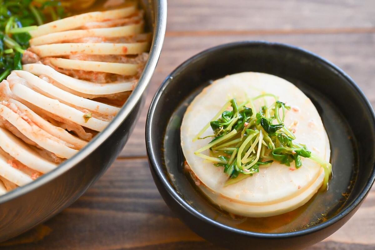 エバラ食品公式「大根ミルフィーユキムチ鍋」