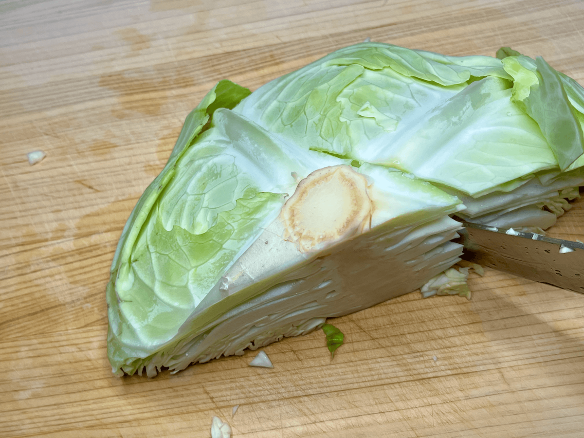 大阪王将「キャベツの切り方」