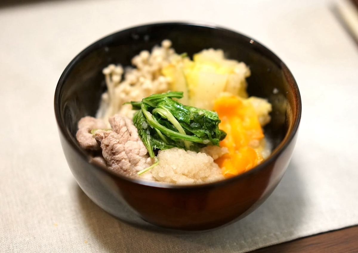 業務スーパーの大根おろしでみぞれ鍋