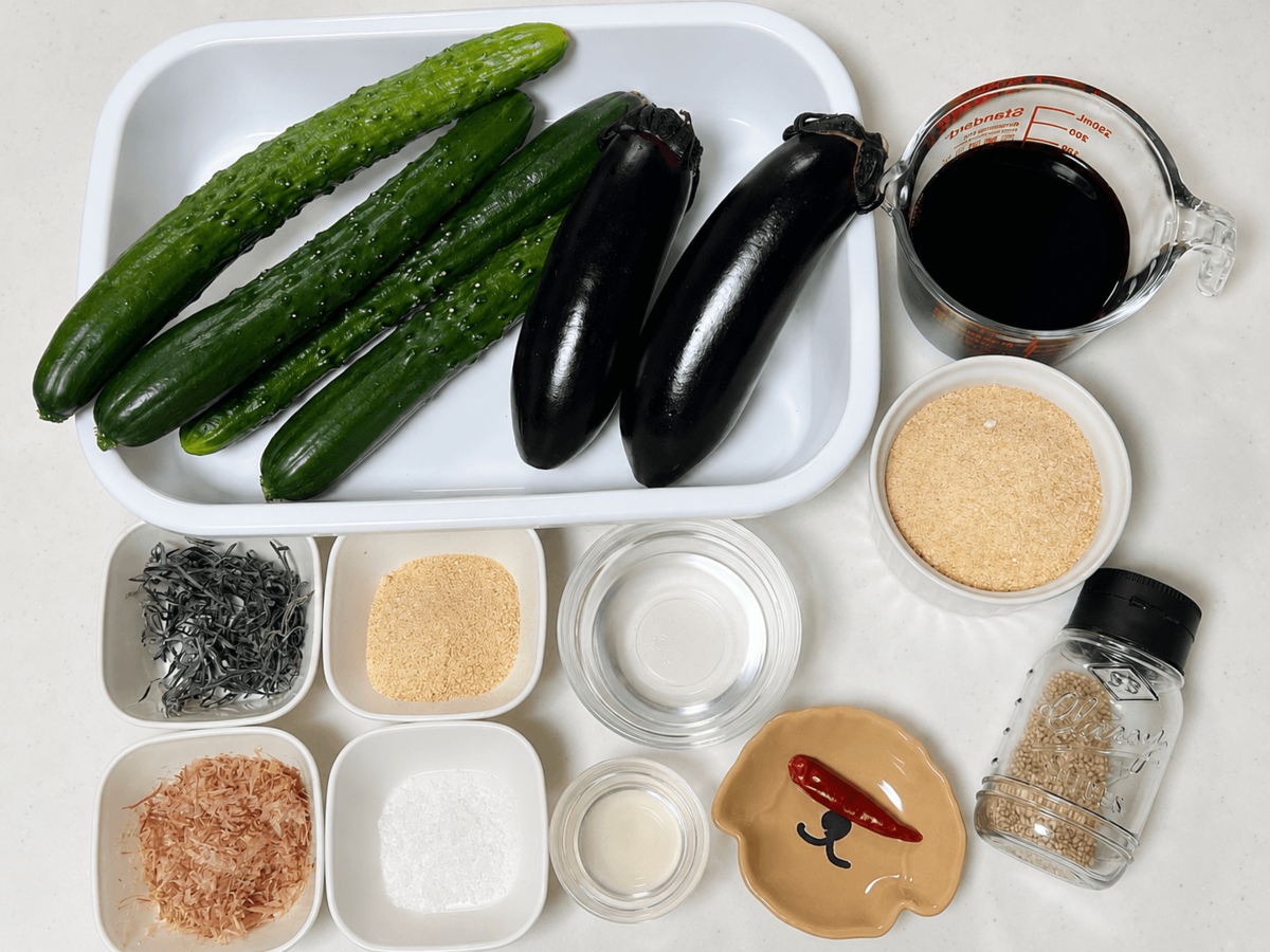 papa's cookingさん「胡瓜と茄子のやみつきポリポリ漬け」のレシピ