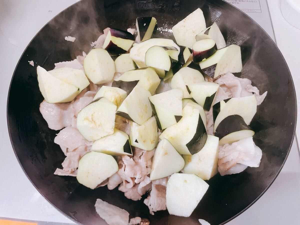 甘辛味噌なす豚