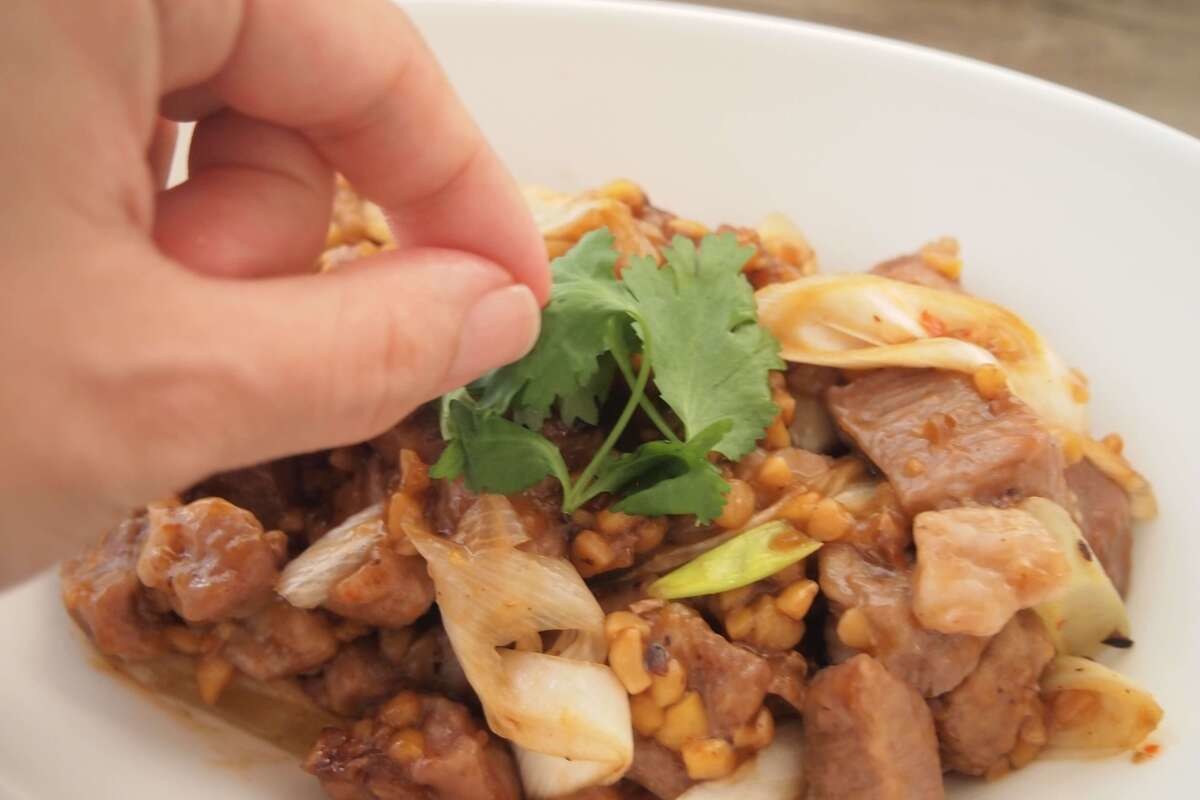ごじテレChu!「豚肉と納豆の中華蒸し」のレシピ