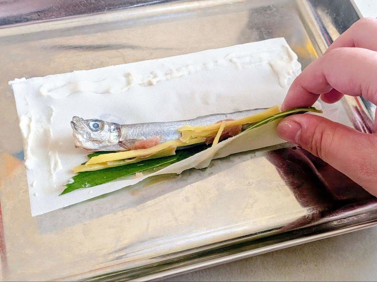 DAIGOも台所「ししゃもの和風春巻き」