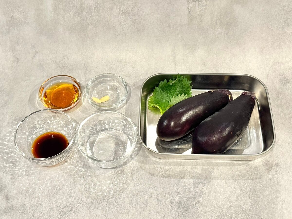 レンチン5分 なすの煮浸し