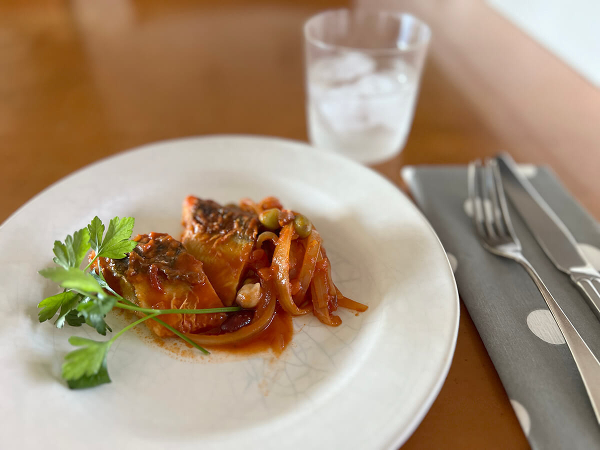 キッコーマン公式「さばのトマト煮」