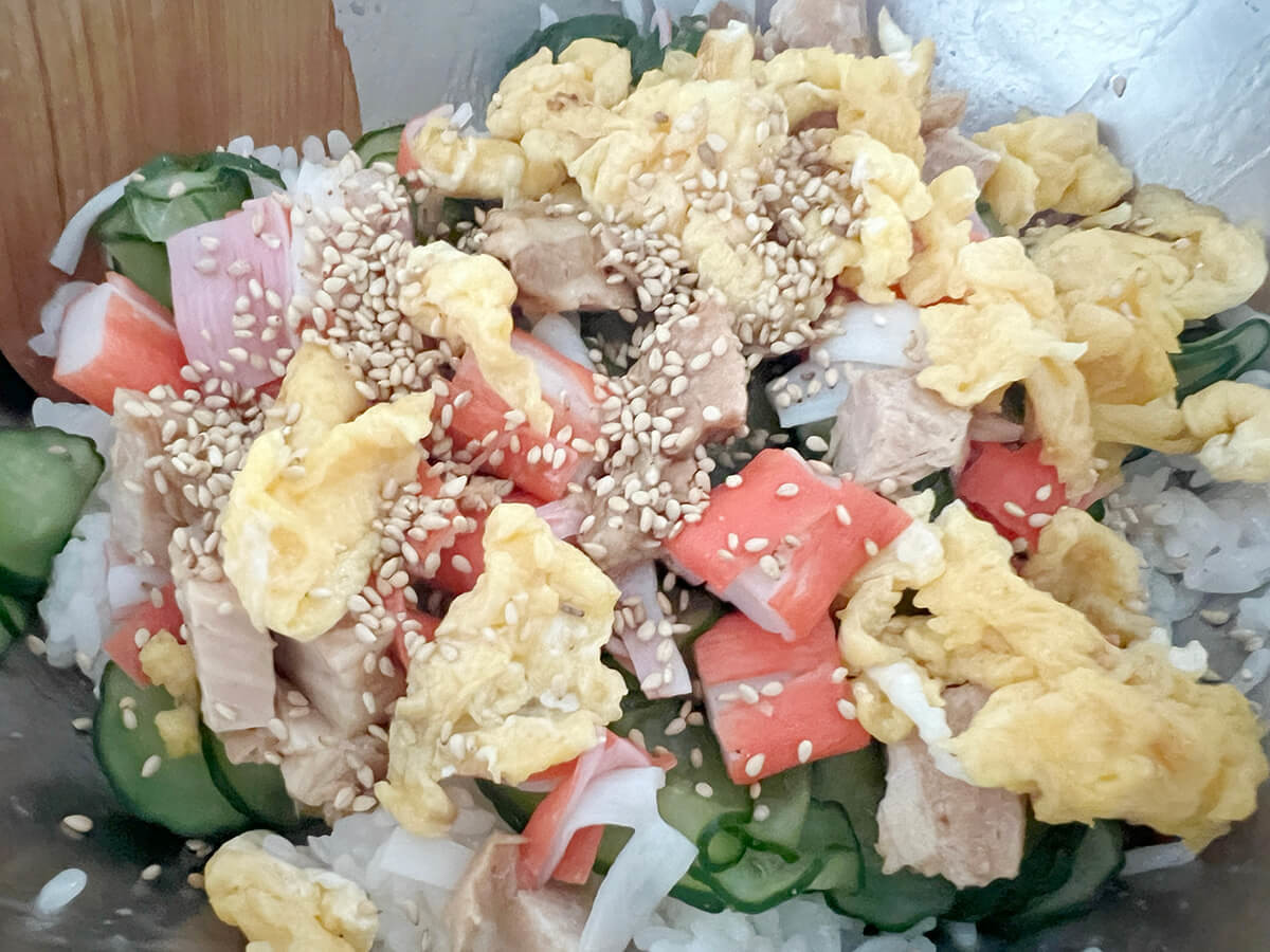 きゅうりの簡単混ぜずし