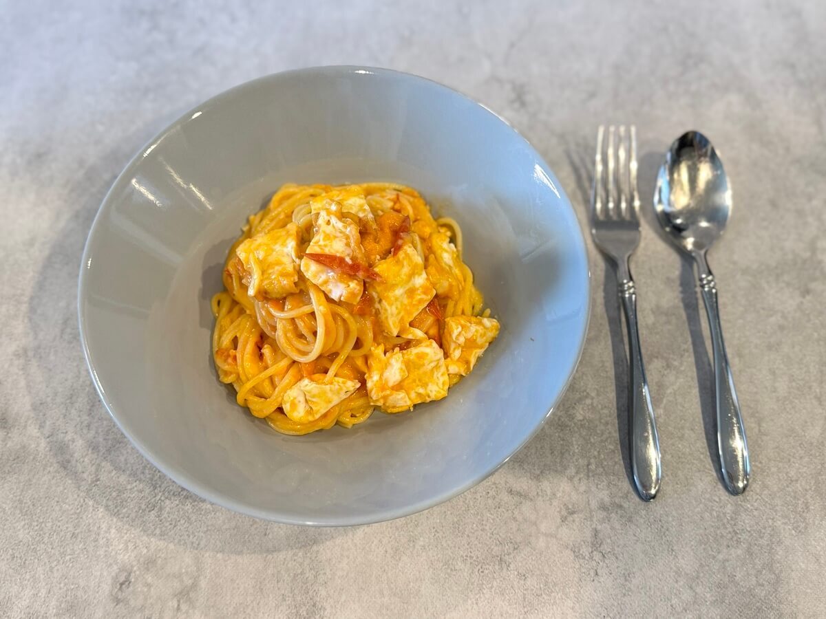 弓削啓太さん「トマトと卵のスパゲッティ」