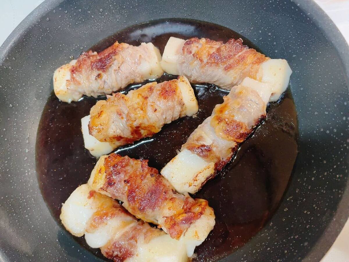 鳥羽周作さん「すき焼きスティックもち」