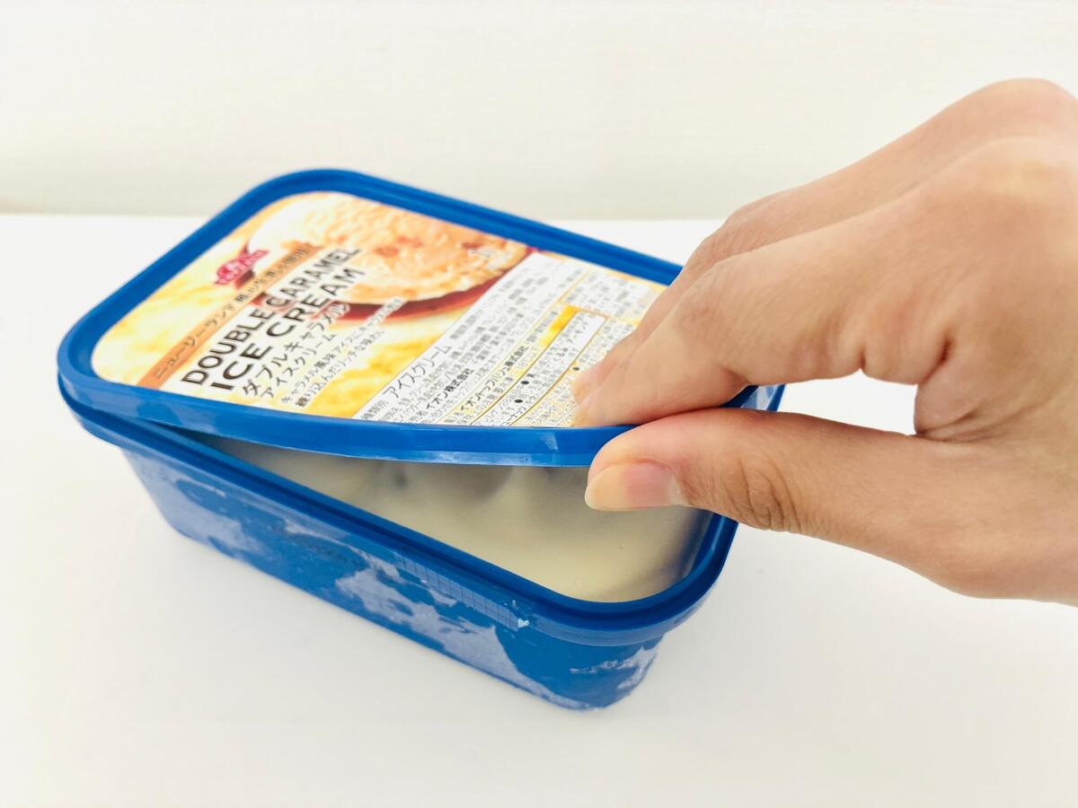 第3位受賞「トップバリュ ダブルキャラメルアイスクリーム」