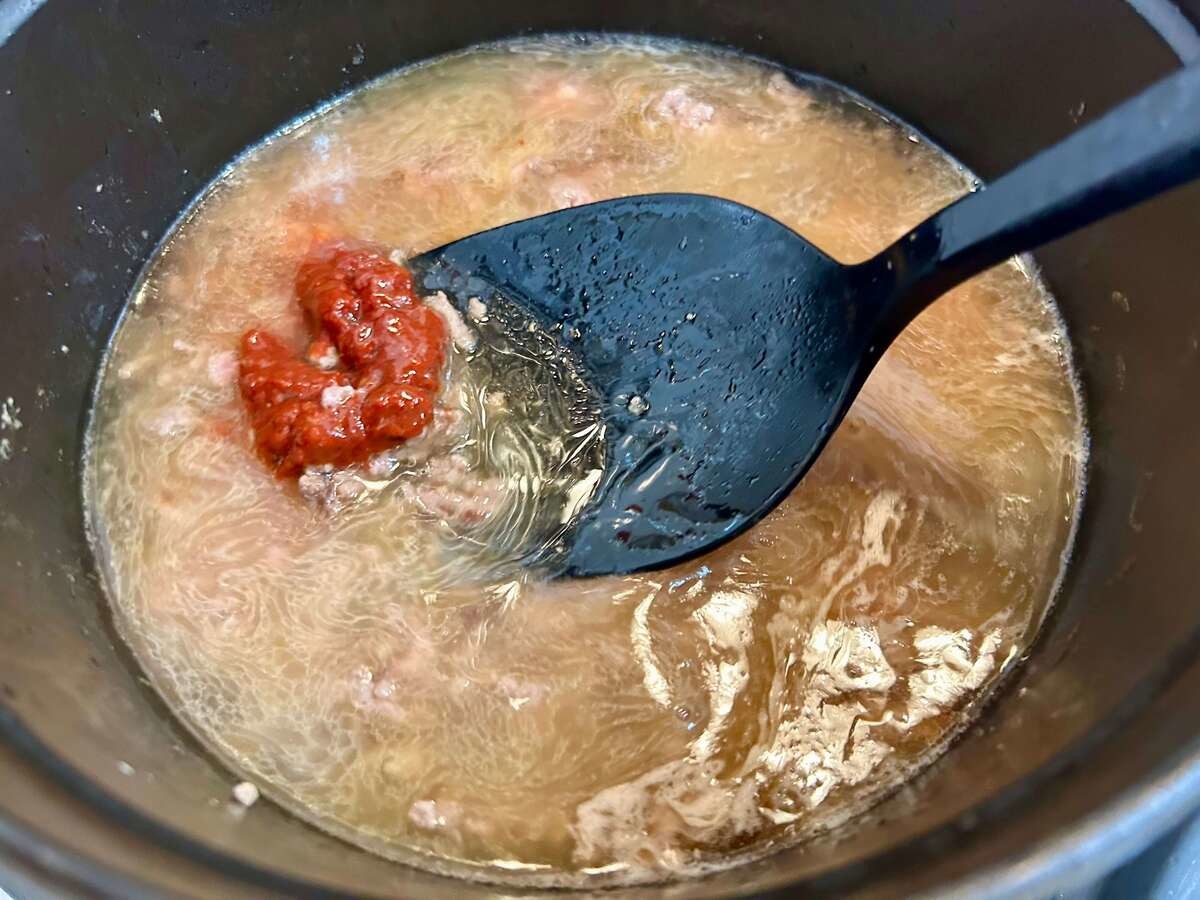 春キャベツのピリ辛煮込み