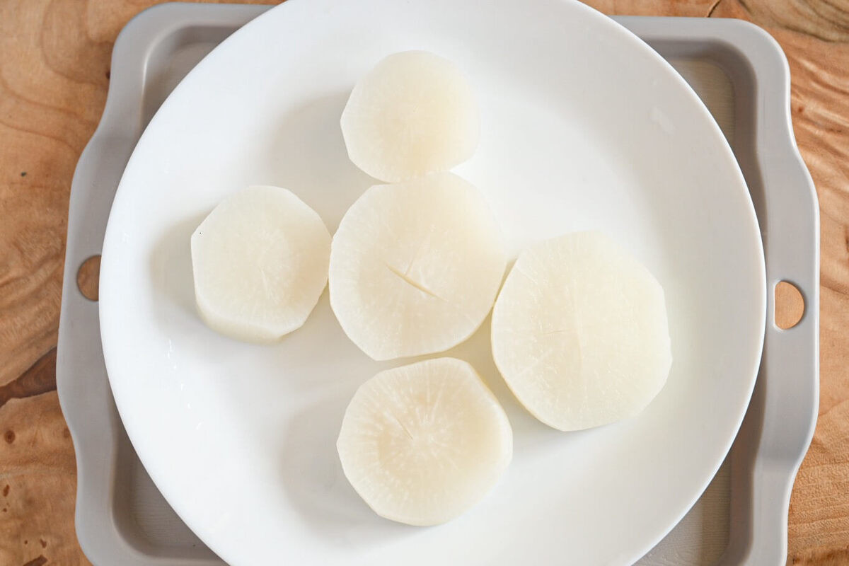 レンジで簡単！大根の下処理方法