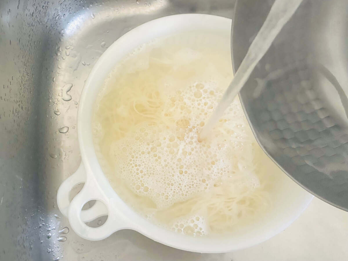 和田明日香さん「ごまミルクつけ麺」