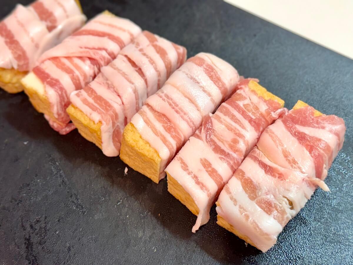 まるみキッチンさん「厚揚げと豚バラの角煮風うま煮」