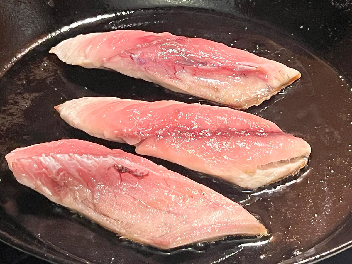 平尾光司さん「さばのソテー 赤ワインみそソース」