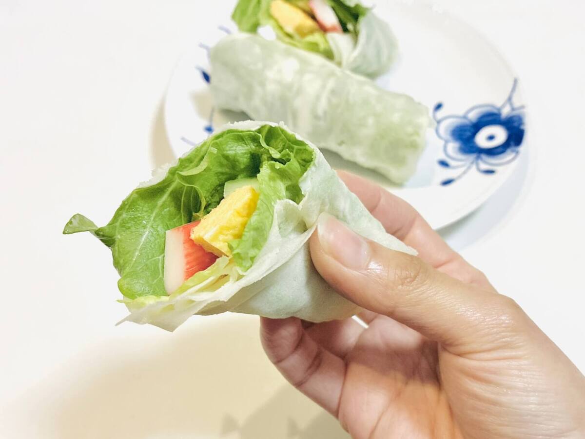 モランボン公式「サラダ巻き」のレシピ