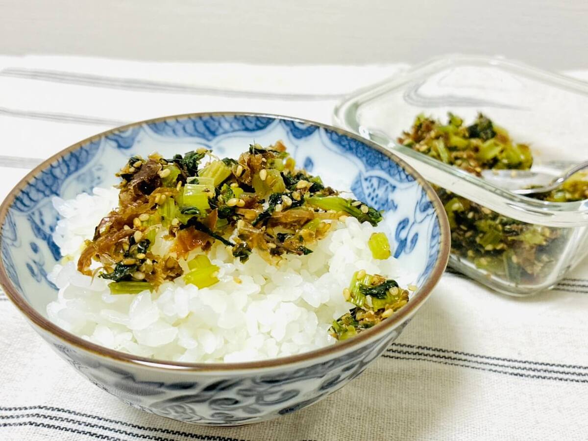 「小松菜と鰹節のふりかけ」