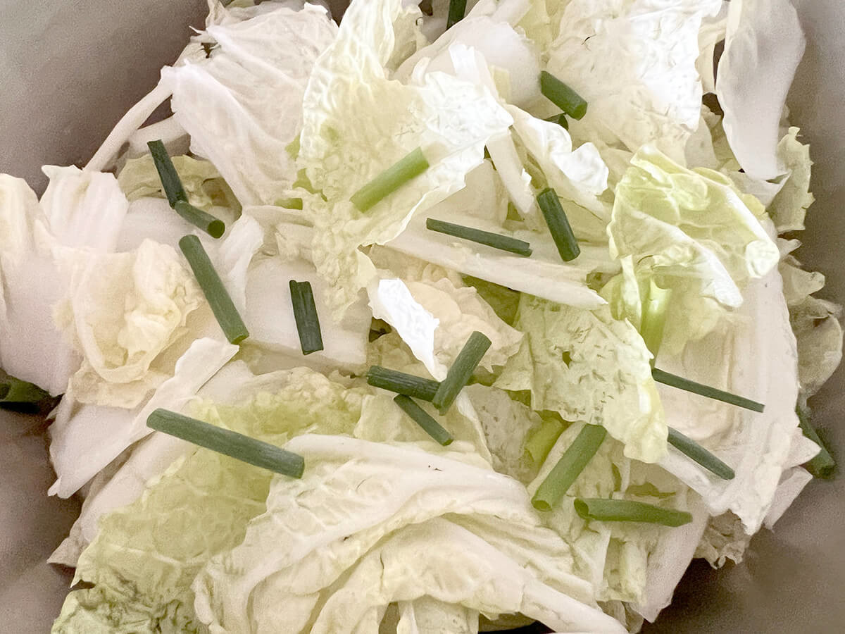 和田明日香さん「白菜のちぎりあえ」