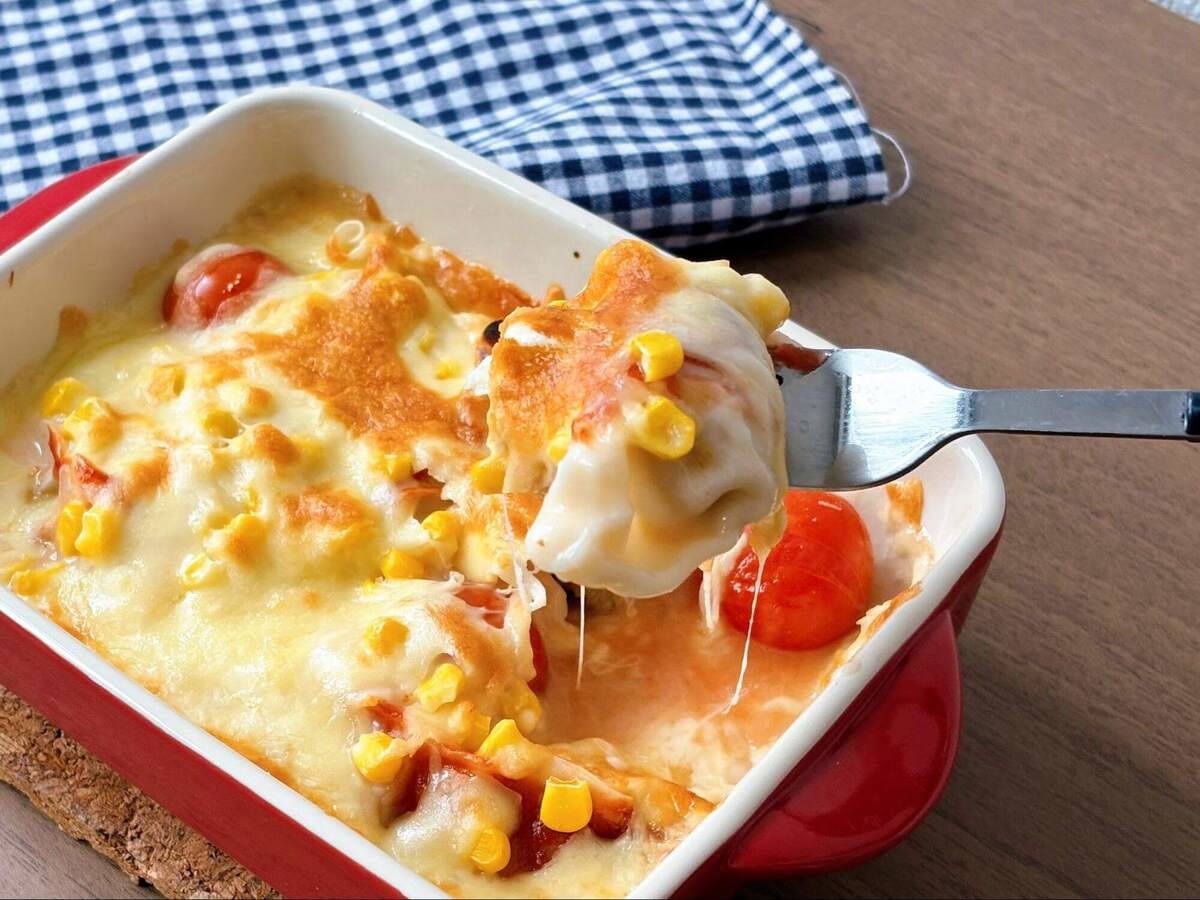 大阪王将公式「ギョウザニアアレンジ コーン」のレシピ