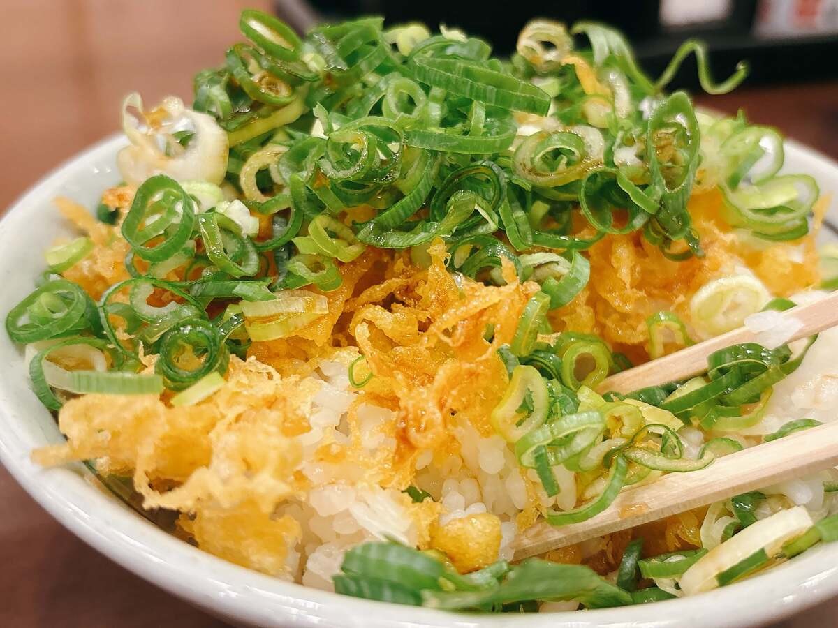 【丸亀製麺】天かす丼