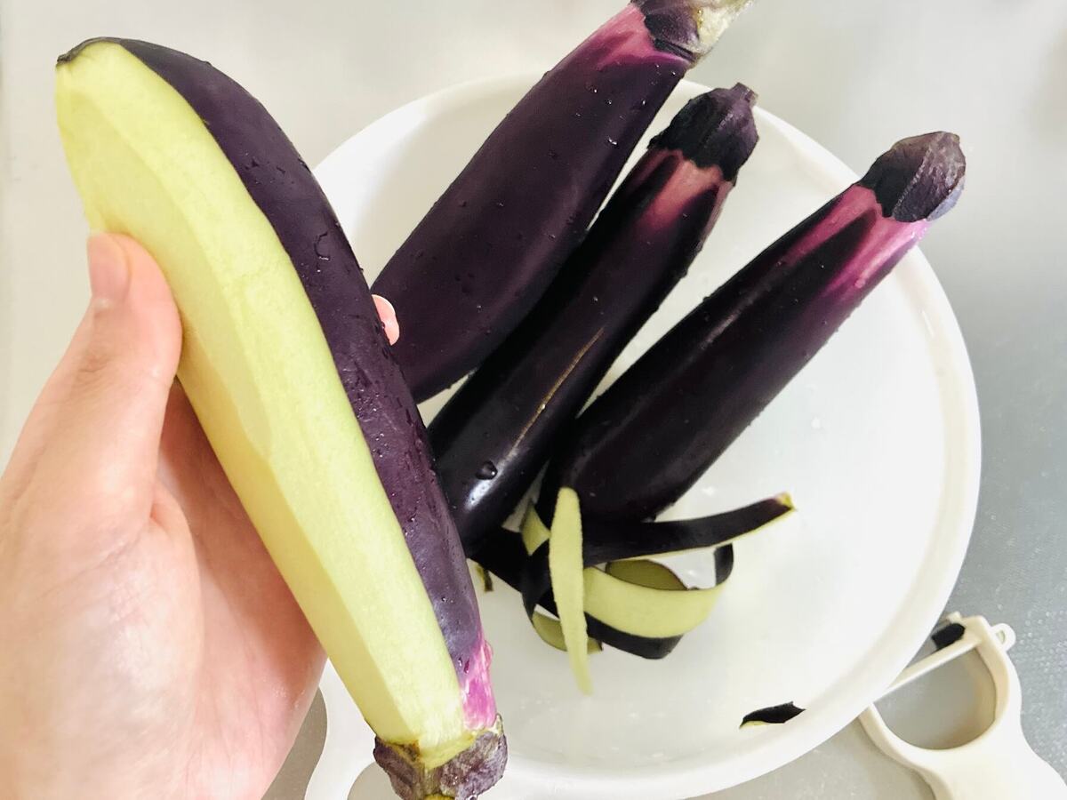 冷やし蒸しなす