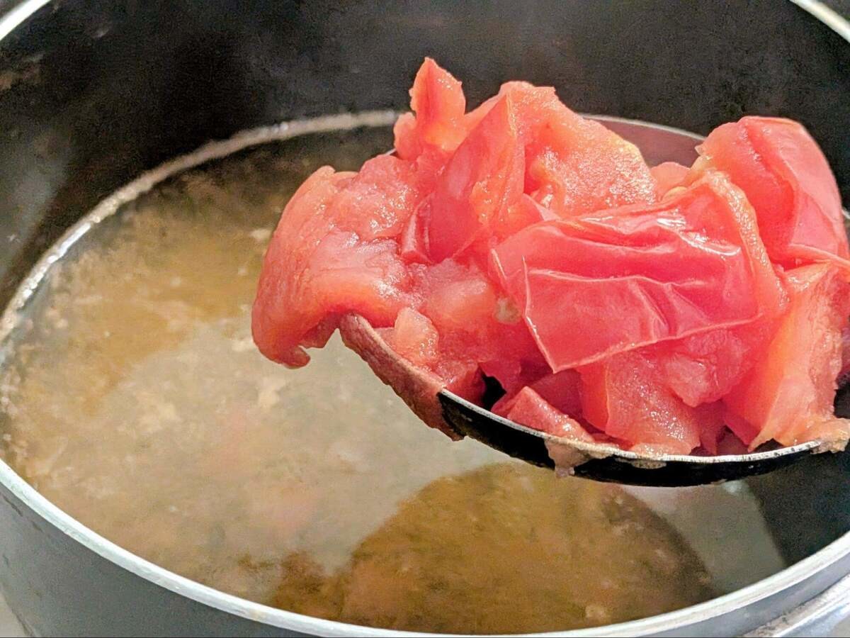 サンドウィッチマン&芦田愛菜の博士ちゃん「トマトとアサリの味噌汁」