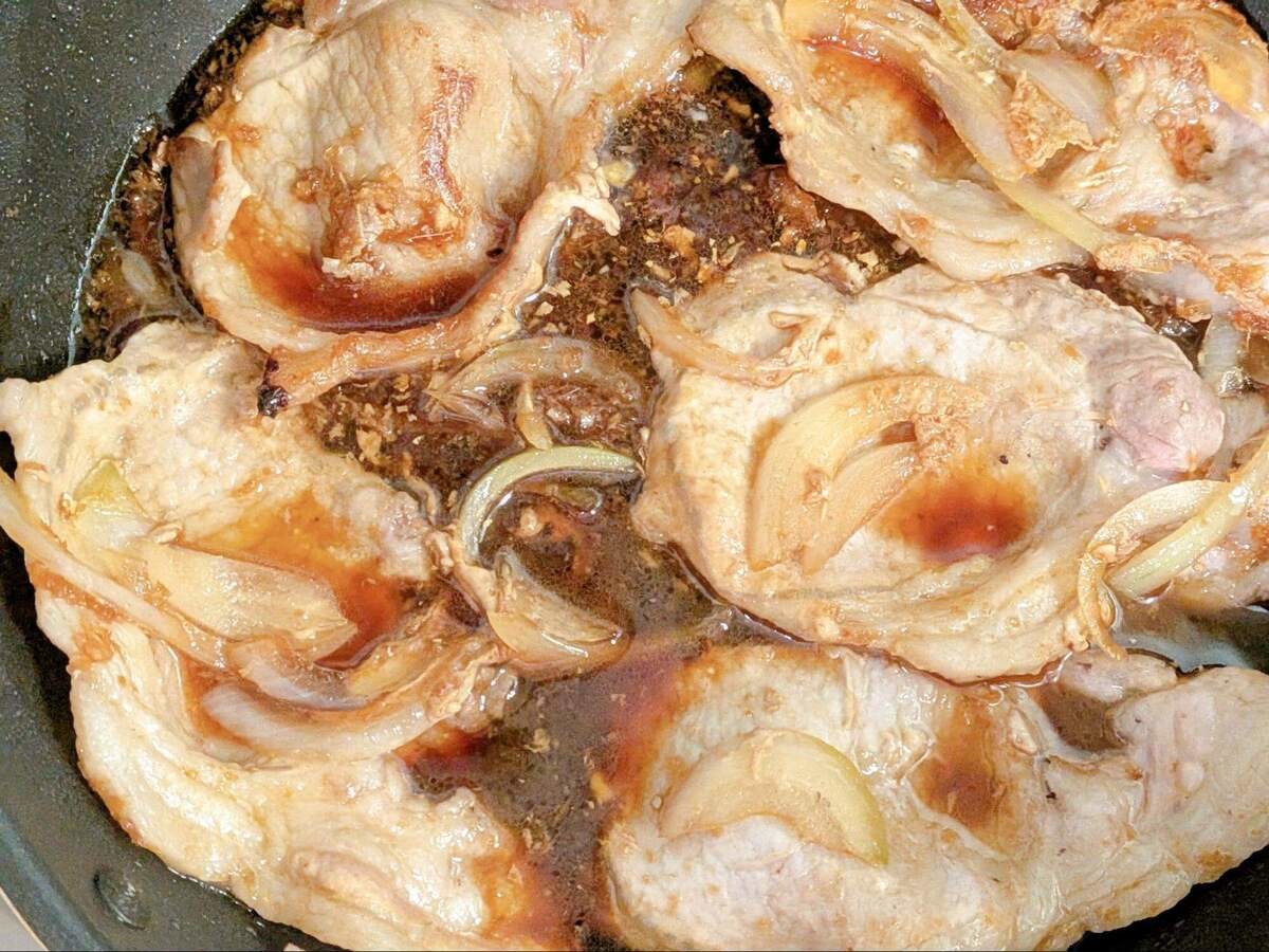 菱田アキラさん「豚肉生姜焼き」のレシピ