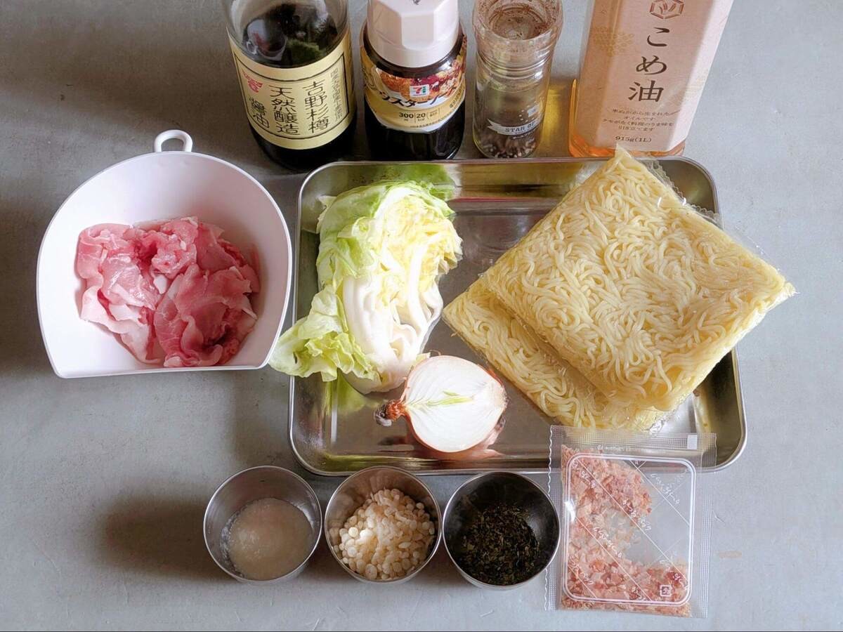 ソース＆しょうゆ焼きそば