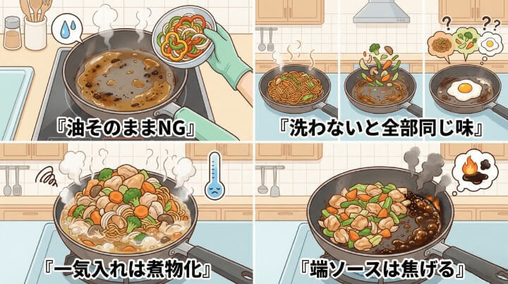 フライパンの正しい使い方