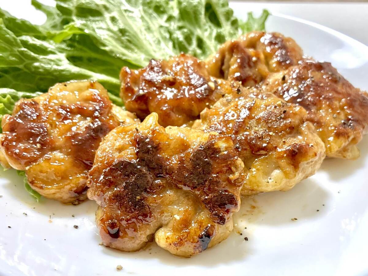 山本ゆりさん「豚こまの照り焼きステーキ風」のレシピ