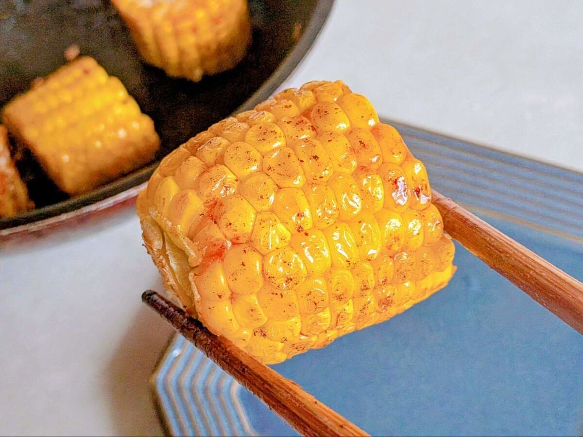 焦がしバター醤油とうもろこし