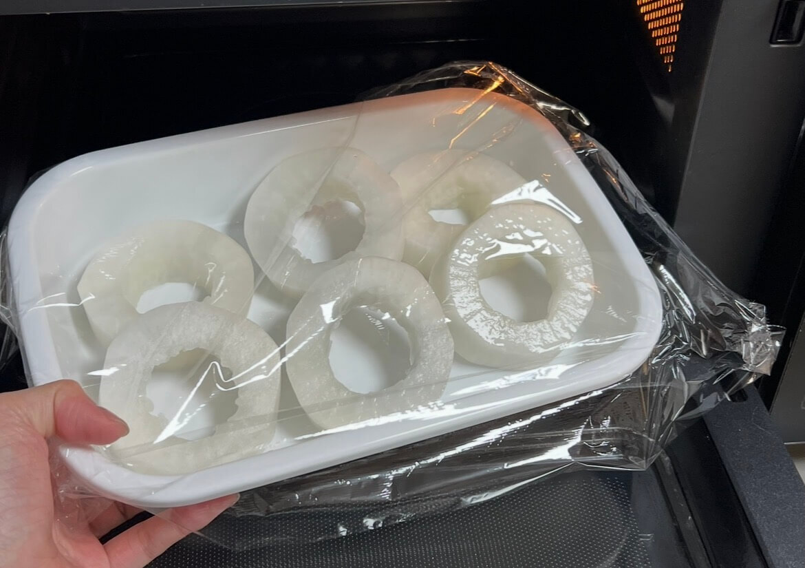 アキオさん「豚巻き大根の塔」