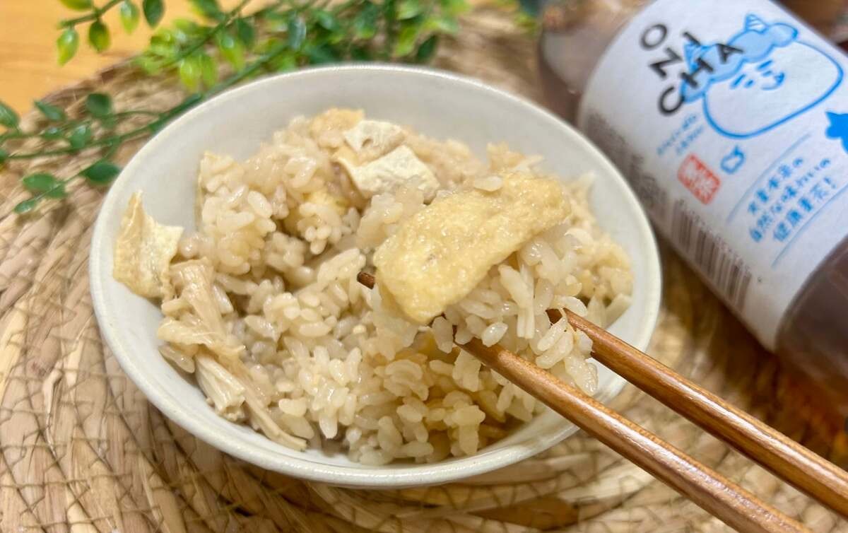 「麦茶の炊き込みご飯」のレシピ
