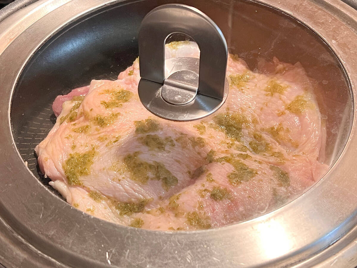 大原千鶴さん「鶏肉のゆずこしょう焼き」