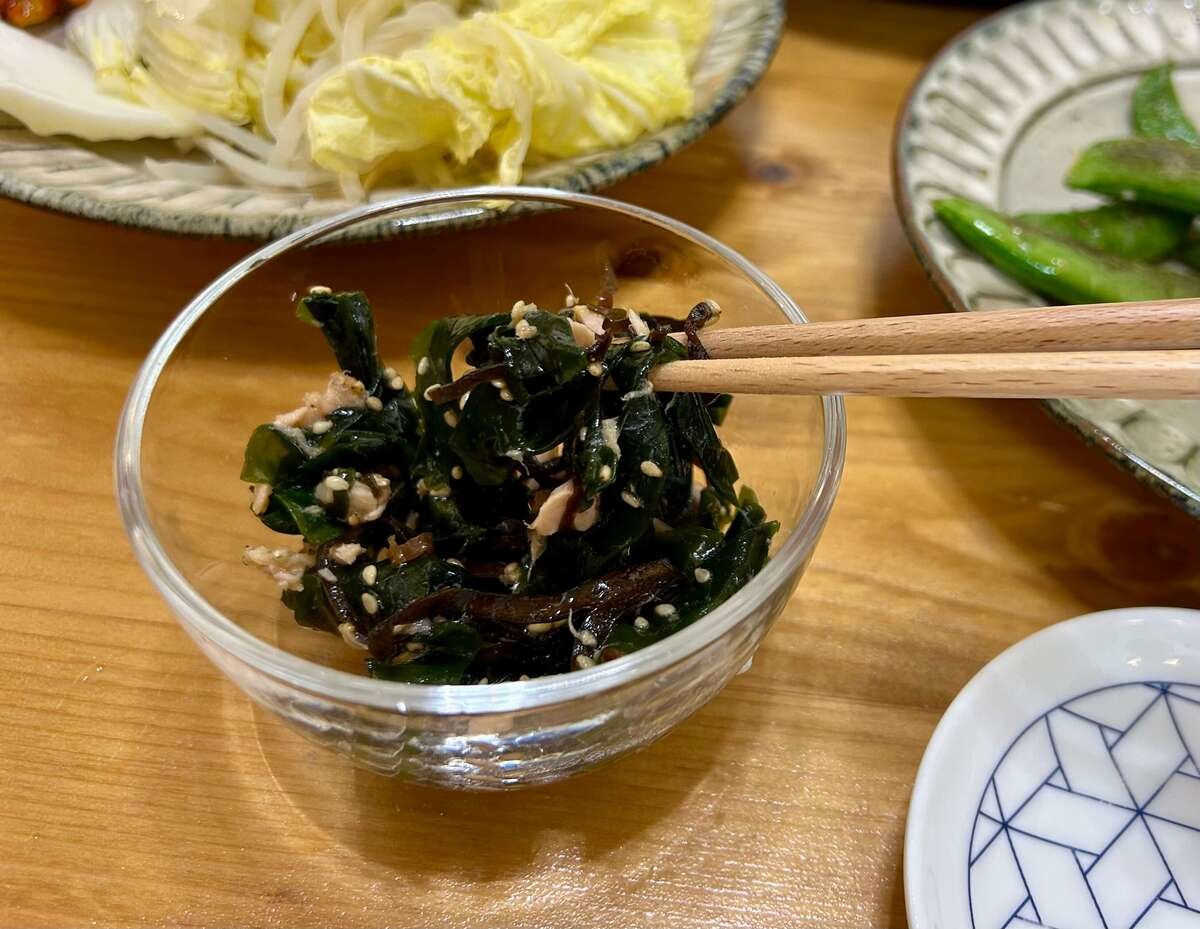 ちはるさん「ワカメのうまみサラダ」