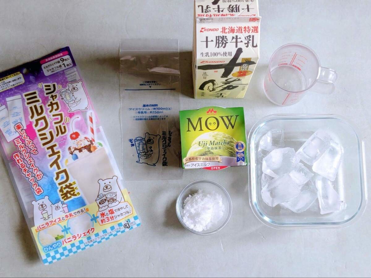 ダイソーの夏のスイーツ手作りキット