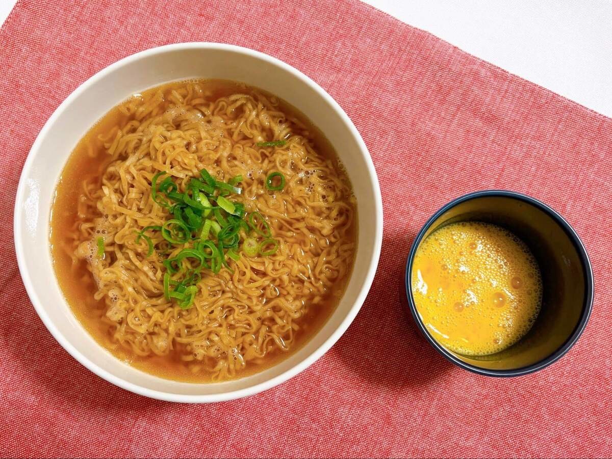 卵つけ麺風