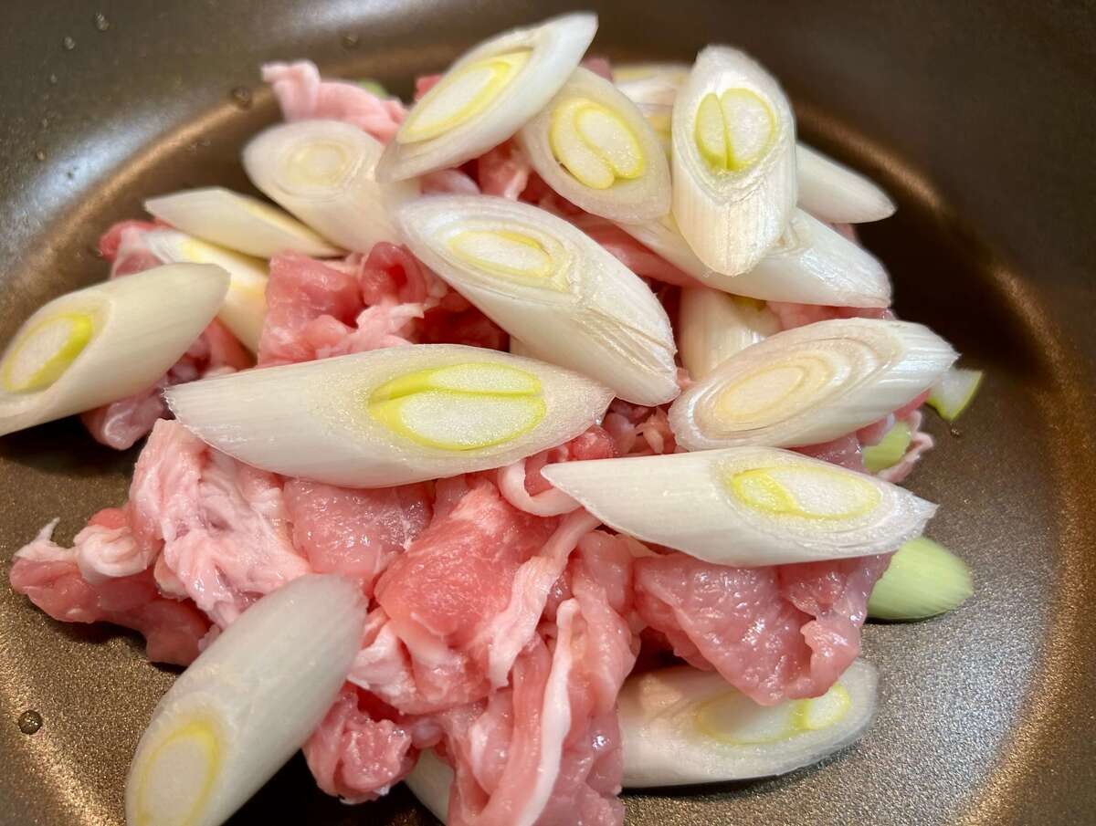 JA全農広報部「ねぎと豚肉のオイル蒸し」