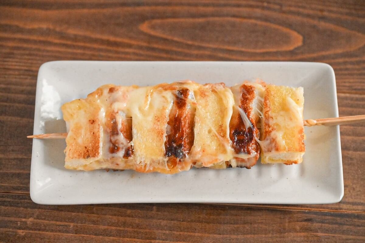 かねふく「明太チーズソパン」のレシピ