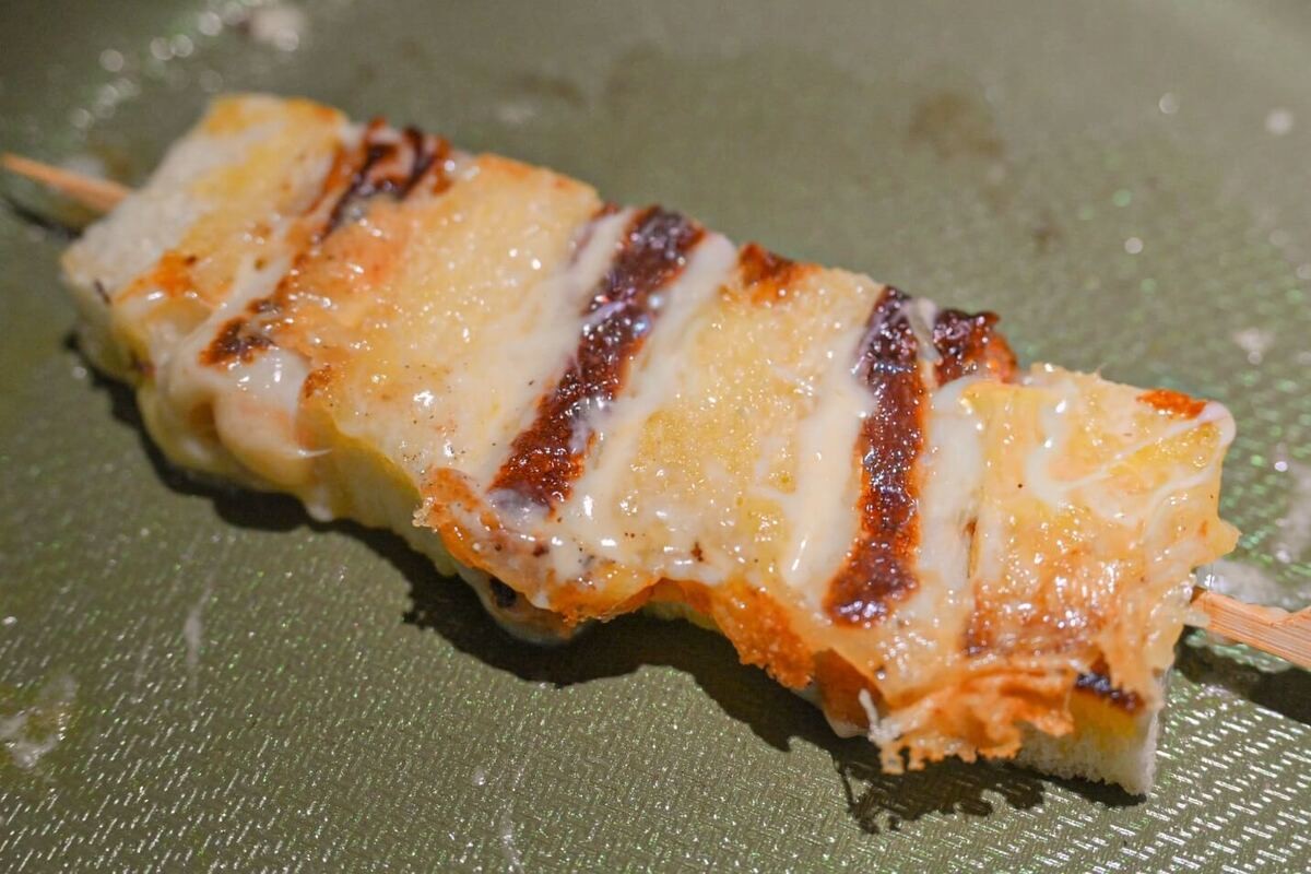 かねふく「明太チーズソパン」のレシピ