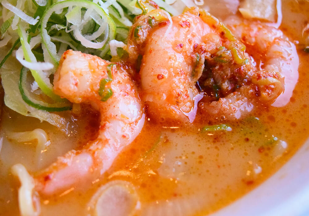 幸楽苑「エビ味噌らーめん（大盛り）」