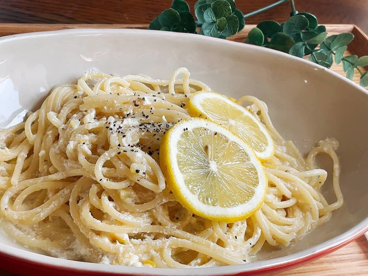 レモンSOYヨーグルトパスタ