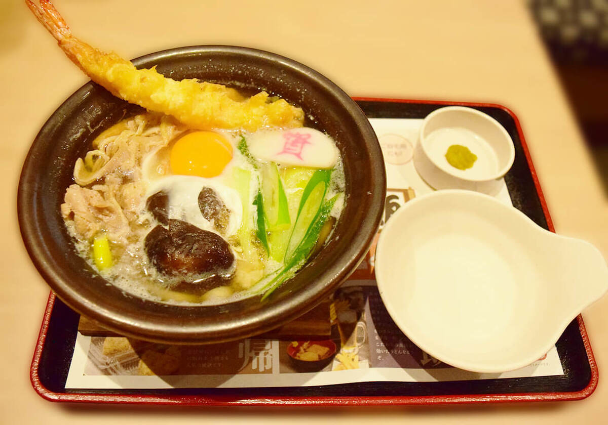 資さんうどん「大海老天鍋焼きうどん」実食レポ