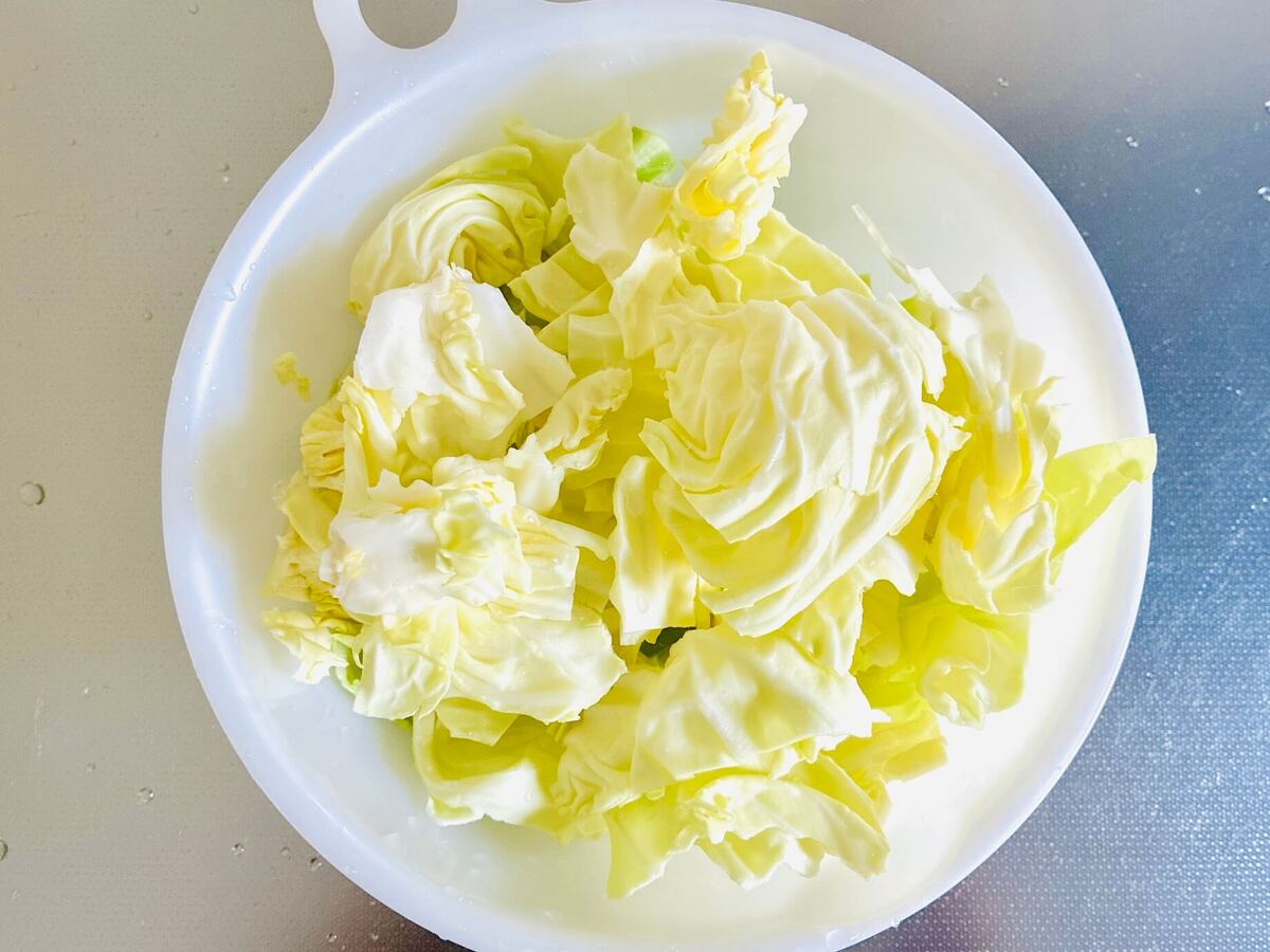 ミツカン公式「レンジで！無限キャベツ」のレシピ