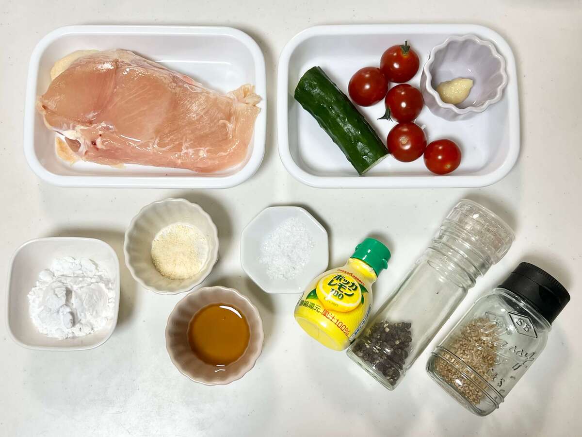 「塩レモンだれで食べる!ぷるぷる水晶鶏」のレシピ