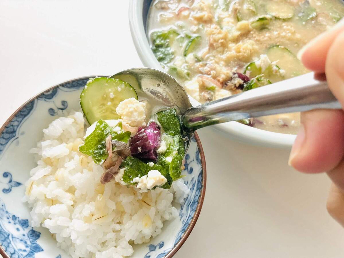 さかなクン「さば味噌茶漬け」のレシピ