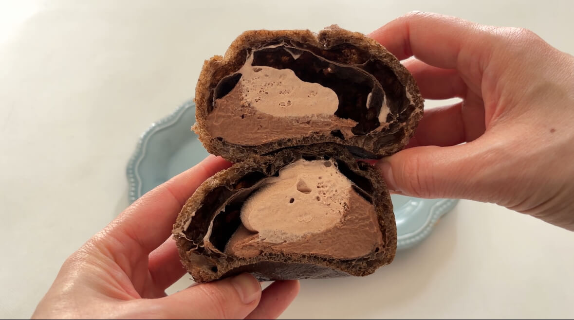 シャトレーゼのダブルシュークリーム