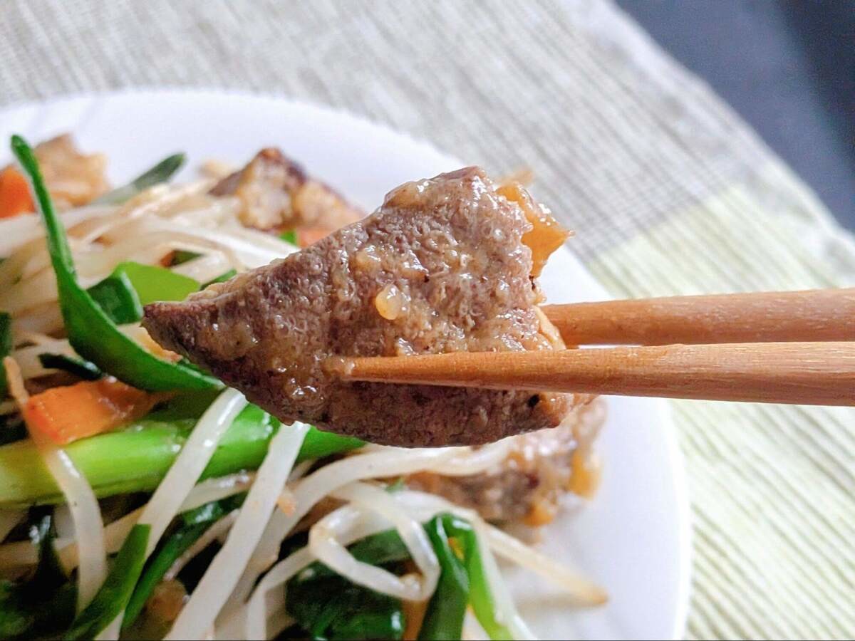 『けんまさきっちん』さん「王将風ニラレバ」のレシピ